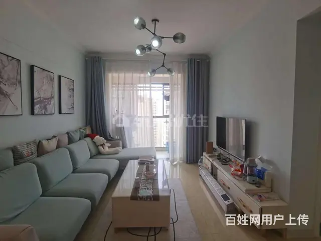 金色海岸一室两厅，精装高层，拎包入住，新，实拍实价 - 图片 3