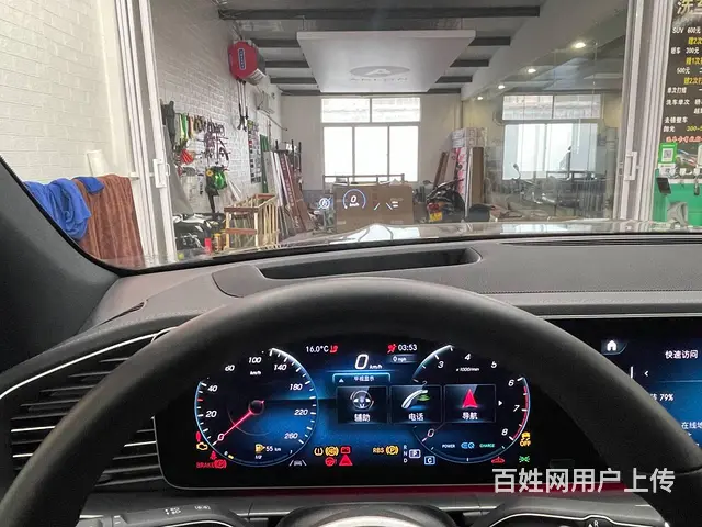 23款奔驰GLS450时尚型加装原厂HUD抬头显示 - 图片 2
