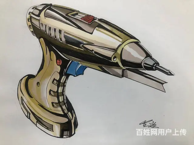 工业设计产品设计马克笔学习培训杭州华澄教育华艺绘画 - 图片 1