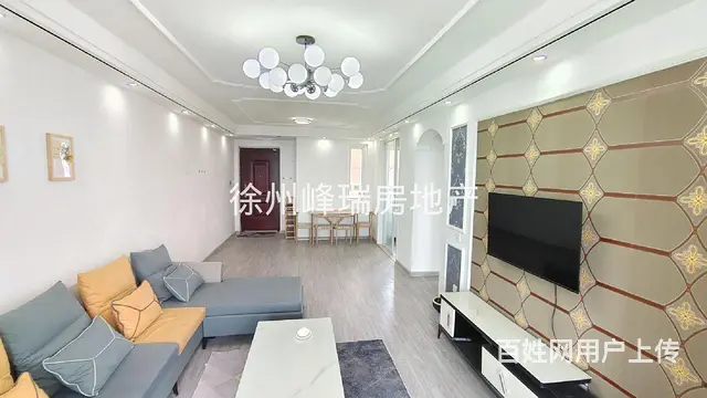 吾悦华府 精装电梯房三室 家具家电齐全 干净清爽 拎包即住！ - 图片 1