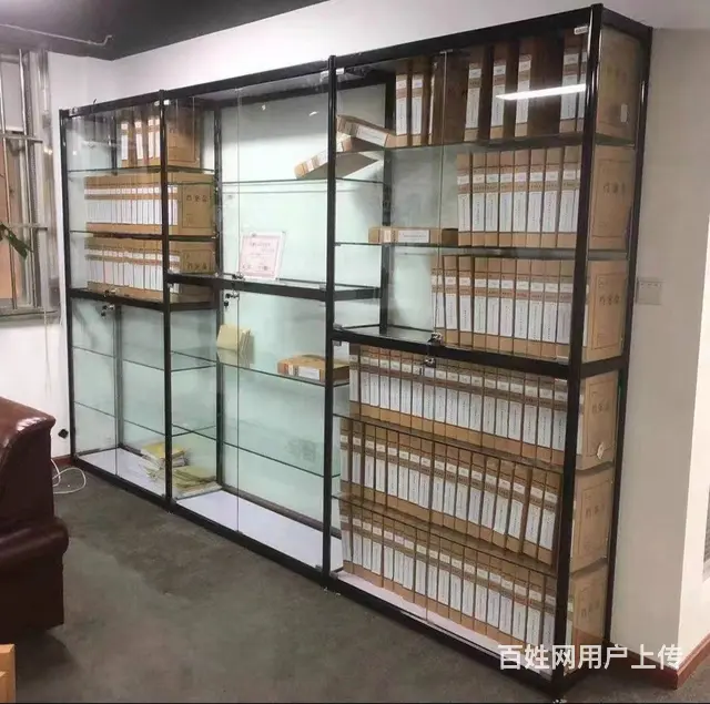 落地玻璃柜手办模型置物柜组合展示柜支持定制 - 图片 3