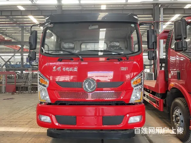 国六黄牌单桥挖机平板车 拖板车 尺寸可定制 - 图片 7