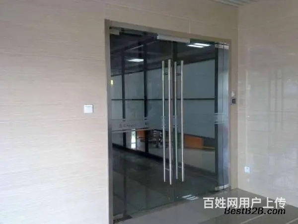 扬州邗江区广陵区办公室玻璃隔断门定制安装【庆亚】 - 图片