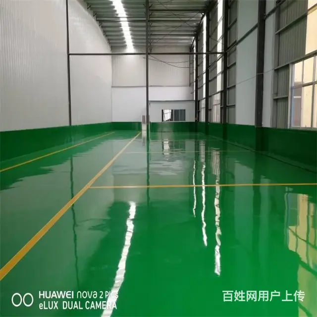 新泰工厂地面硬化地坪施工 防尘环氧自流平 - 图片 2