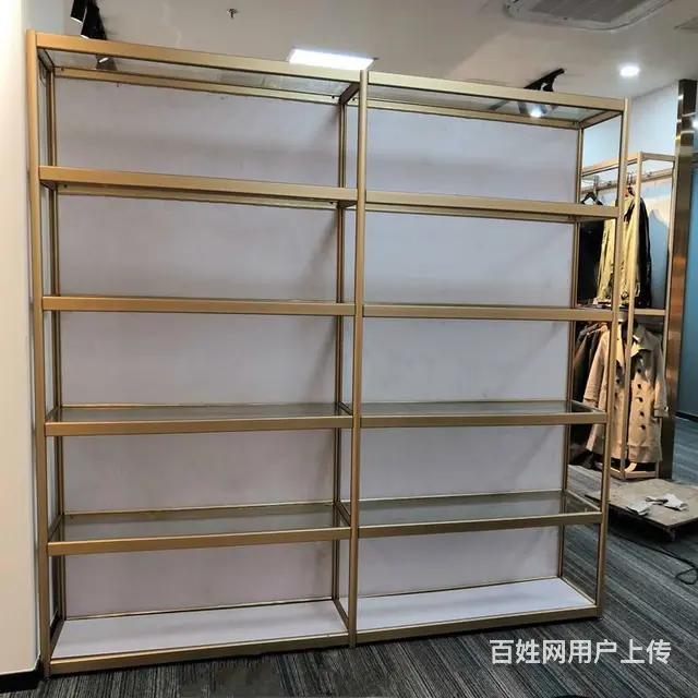 厦门定制鞋架现货衣物架商用展示架商品梯形展架定制 - 图片 3