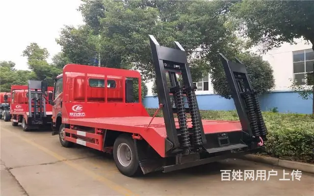 武威 重汽王牌厂家直销平板拖车  拖15吨挖机平板 - 图片 3