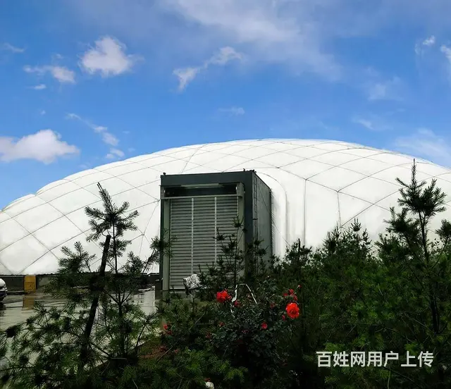 充气膜煤棚，煤场封闭改造工程，气膜结构环保建筑 - 图片 2