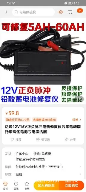【搞定了！】达峰电瓶脉冲修复仪 - 图片 3