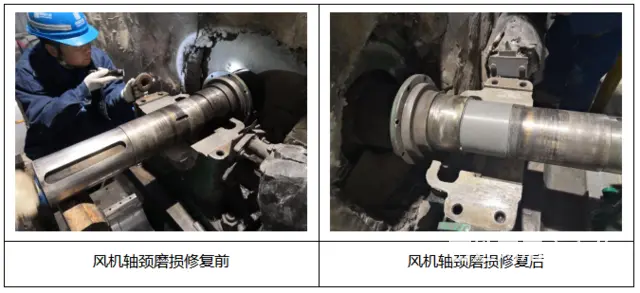 如何选择一种正确的风机轴颈磨损修复方法 - 图片