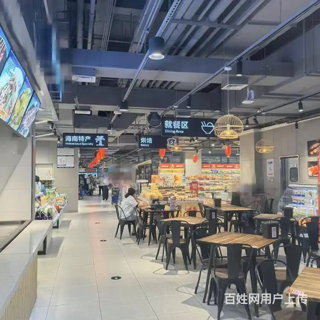 （51旺铺推荐）解放路一方百货二楼60平餐饮店转让（超市里面 - 图片 6