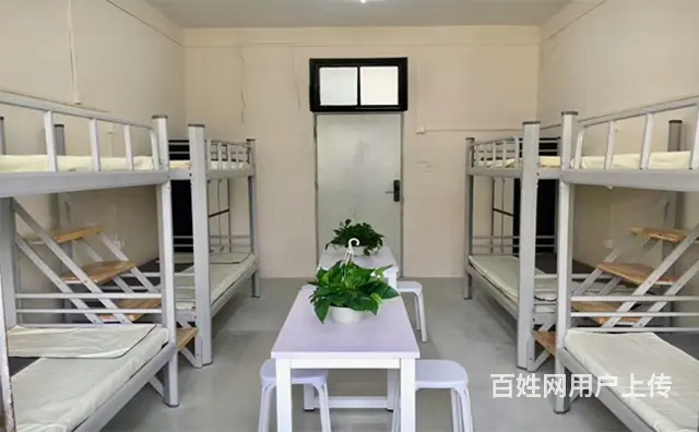 双层钢制大学生儿童高低铁架床学校宿舍连体公寓床 - 图片 5