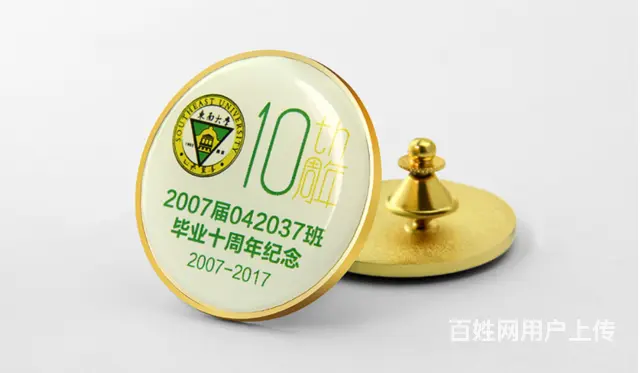 同学会胸章 纪念徽章 金属司徽批发 学生胸章 - 图片 3