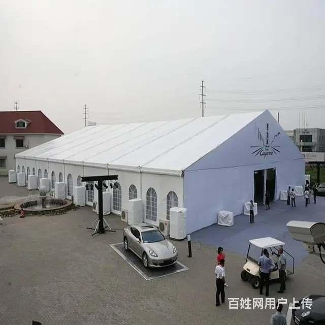 展会大棚50米跨度铝合金帐篷篷房销售租赁一站式服务 - 图片 2