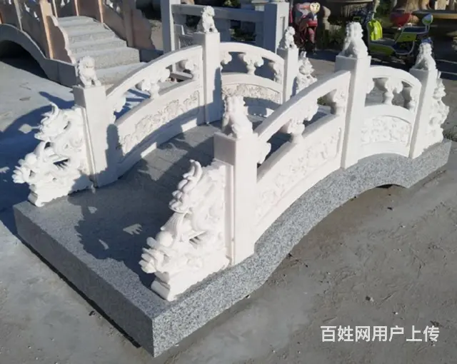 石雕拱桥#园林建筑装饰#庭院景观 - 图片 3