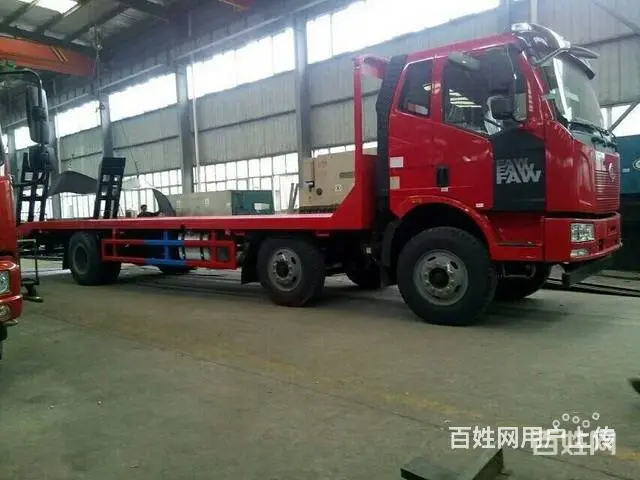 出售拖25吨挖机平板拖车江淮K5小三轴拖板车可按揭 - 图片 2