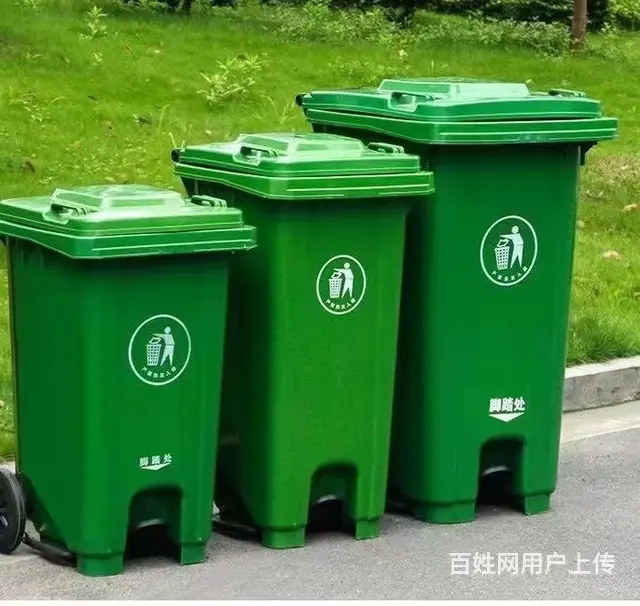 垃圾桶 垃圾箱 果皮箱 垃圾车 尺寸多样新料 - 图片 1