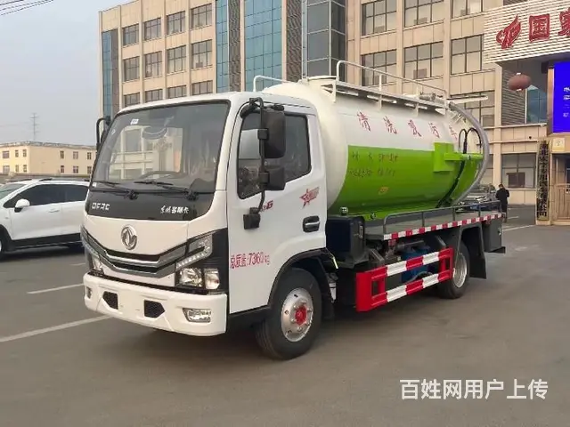 管网清理车抽泥浆化粪池清运车联合疏通抽粪车多利卡吸污车 - 图片 6