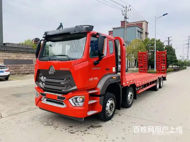 拉35吨左右挖机平板车 拖板车 厂家价 - 图片 1