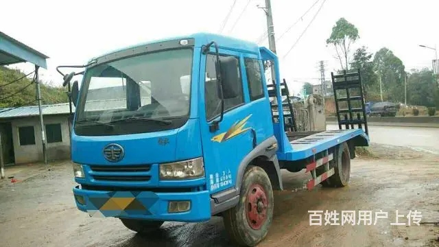 平板挖掘机拖车 - 图片 1