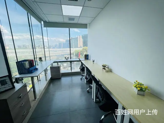 芙蓉广场共享办公，10人靠窗户型！免水电物业网络费用 - 图片 9