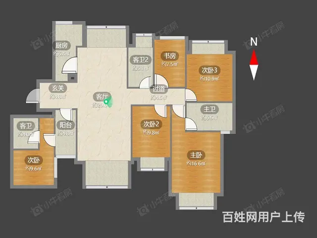 诚心出售158随时看房南北通透随时看雅居乐星河湾5 - 图片 12
