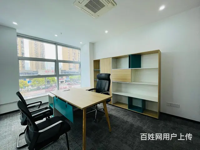 九堡地铁口 实拍150方三隔断 工区可坐18人精装配全套家具 - 图片 6