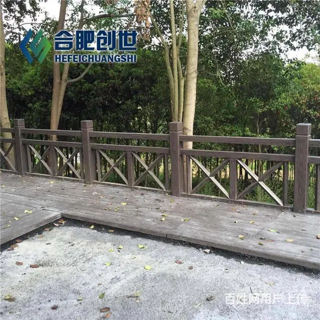 巢湖水泥仿木护栏厂家 河道仿石护栏生产安装 - 图片 2
