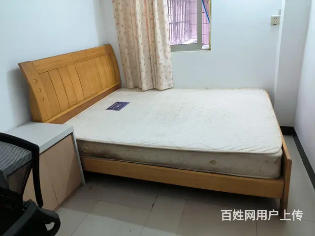 1.5米x2米双人床十20cm厚床垫十床头柜十床头 - 图片 2