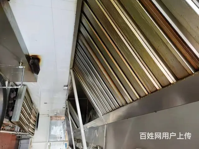昆山市锦溪饭店酒店单位油烟机清洗风机清洗公司 - 图片 1