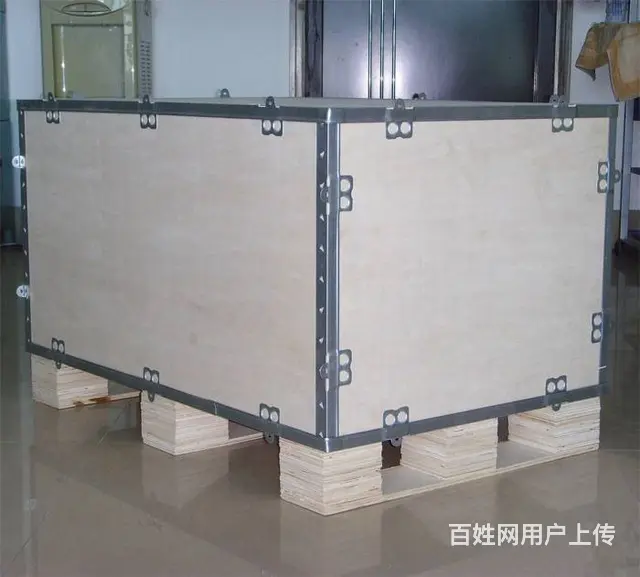 大量供应合肥包装木箱出口钢边木包装箱木托盘回收木 - 图片 4