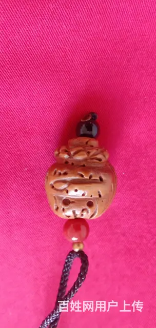 纯手工制作桃核生肖（蛇 - 图片 1
