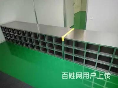 不锈钢无尘净化车间鞋柜工厂员工更衣室实验室双面换鞋 - 图片 1