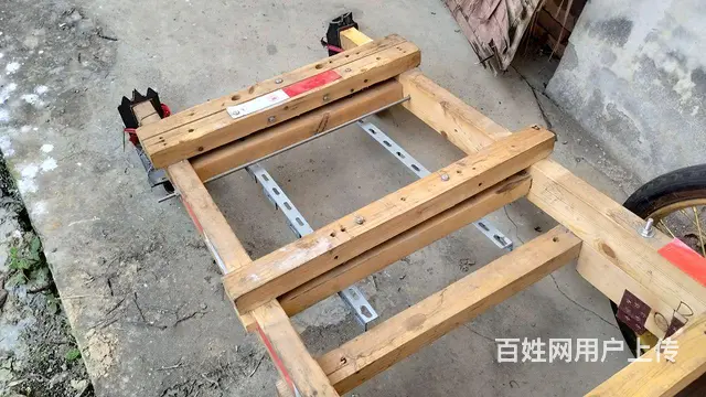 双轮车木质车架出售，适合摆地摊、拉重物等赚创业 - 图片 6