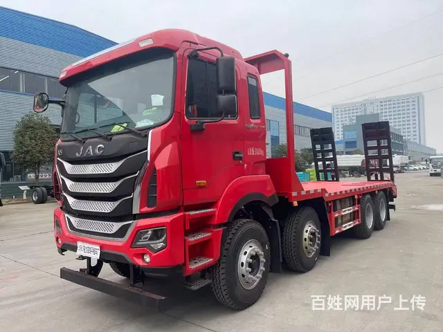 拉挖掘机装载机运输车 江淮平板车生产厂家销售电话 - 图片 3