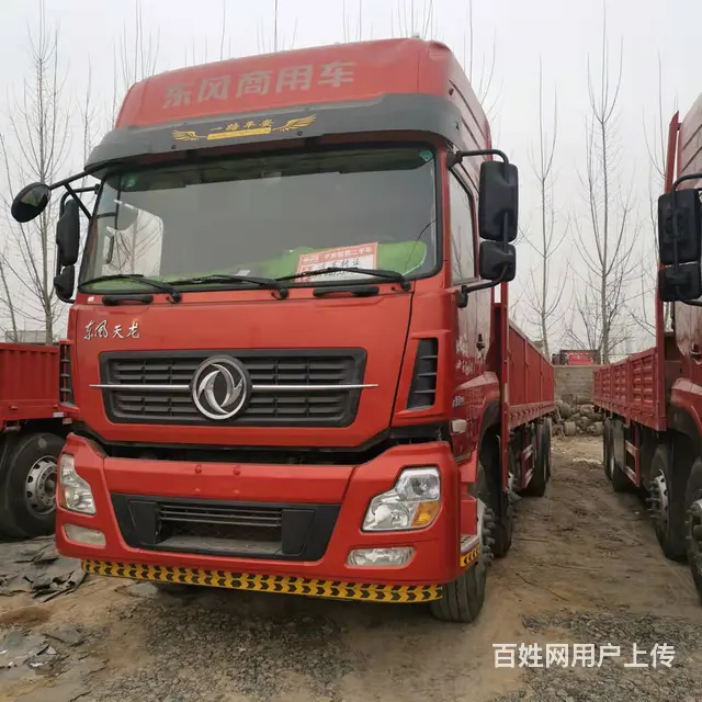 海东20年东风天龙KL前四后八 9.6米高栏货车 - 图片 3