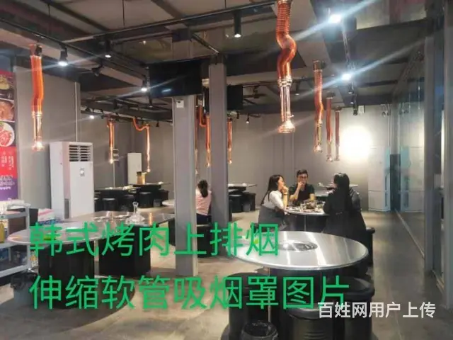 金湾排油烟风机油烟管道制作烤肉店上排烟系统设计安装 - 图片 1