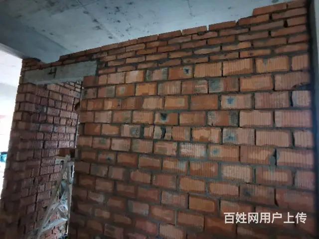 内江春天公园城新房装修，新砌墙体施工现场 - 图片 2