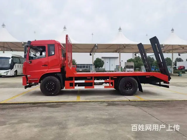 东风D17-Z　国六单桥平板车　小挖机拖板车可分期 - 图片 4
