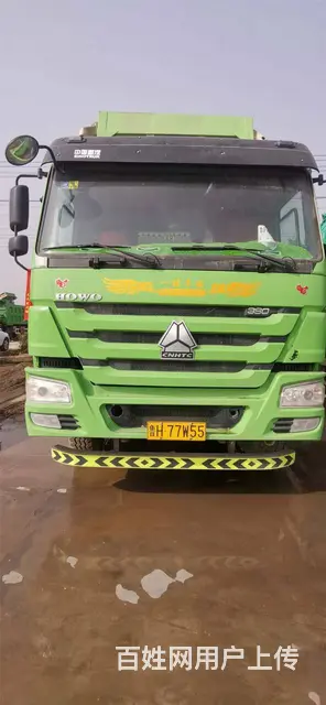 19年二手豪沃渣土车6.8米环保大箱380马力 - 图片 1