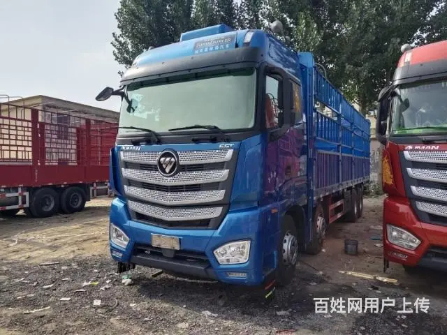 欧曼前四后八9.6米高栏460马力全车原版原漆 - 图片 1