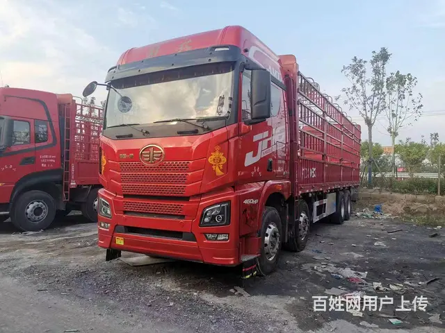 22年解放JH6前四后八9.6米高栏载货车（智尊版 - 图片 1