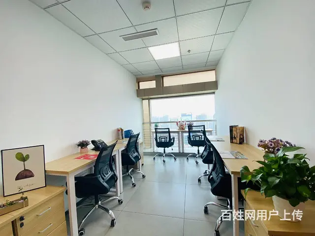 湖滨商圈市中心，超便利的6人精装创业办公室，高层好视野 - 图片 2
