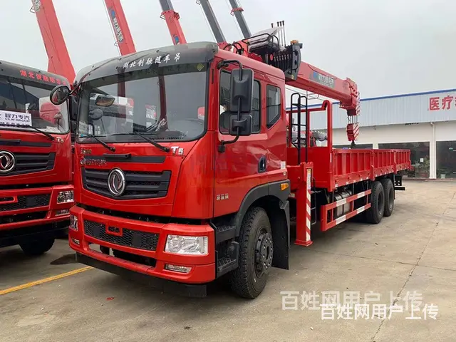 国六东风后八轮8至12吨随车吊 可分期 - 图片 6