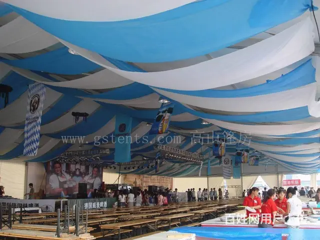 户外展销会篷房 美食节啤酒节大棚 搭建灵活 可重复 - 图片 1