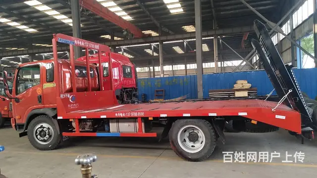 厂家直销 大运4100轴距拉15吨挖机平板车 - 图片 9
