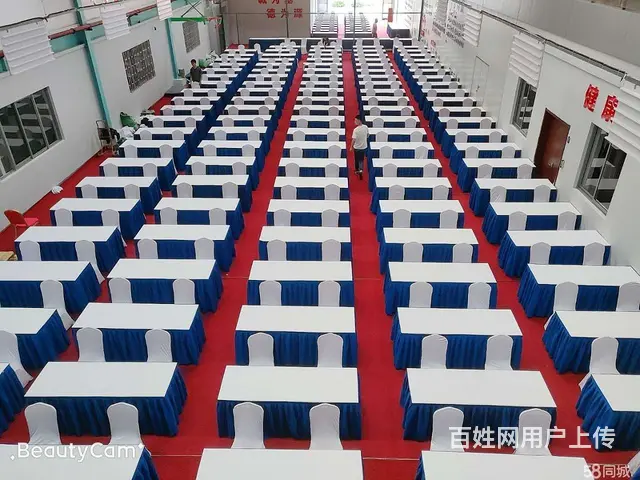 LED高清屏舞台T架线槽画架桌椅灯光音响舞台背景板 - 图片 4
