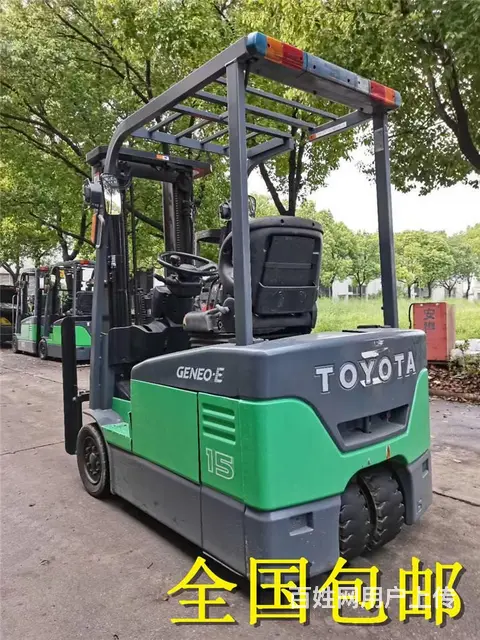 二手三轮电动叉车,三支点小型电瓶二手叉车出售 - 图片 1