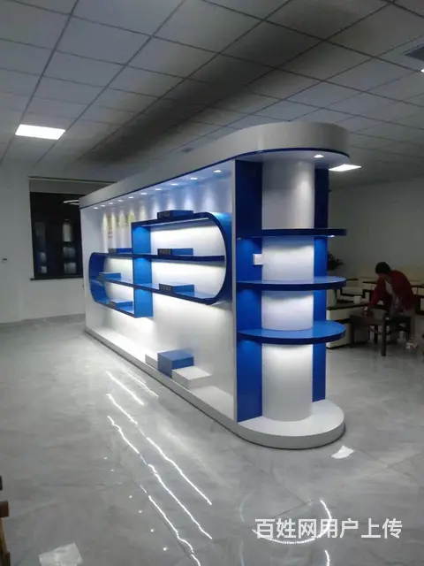 商业展柜定制设计、淄博烤漆展示柜工厂、门头店展架 - 图片 7