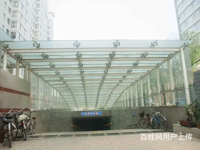 广州钢结构停车场出入口玻璃雨棚安装订做 - 图片 12