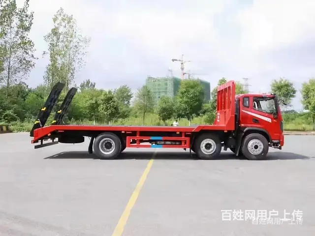 东风小三轴法士特8档平板车 平板拖车 功能多 - 图片 9